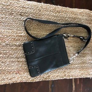 Coach Designer Black Shoulder-strap Leather  Bag